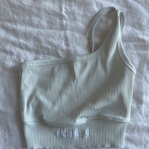 Year of Ours X Rumble Ribbed 54 Bra in Off-White